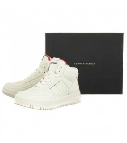 Tommy Hilfiger High Top Lace-Up Sneaker T3X9-33122-1355 530 Off White (TH842-a) sporta apavi