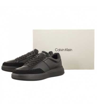 Calvin Klein Low Top Lace Up Lth Triple Black HM0HM01047 0GJ (CK313-a) spordijalatsid