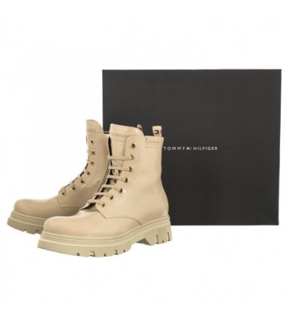 Tommy Hilfiger Lace-Up Bootie T4A5-33039-1453 500 Beige (TH846-a) batai