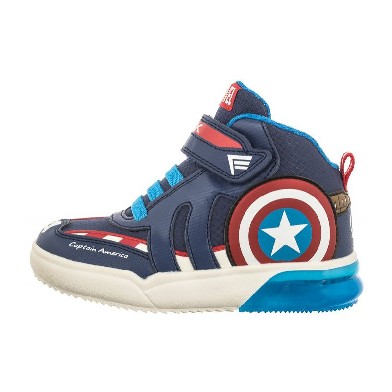 Geox J Grayjay B. C Marvel Avengers Navy/Red J369YC 0FU50 C0735 (GE115-a) sporta apavi