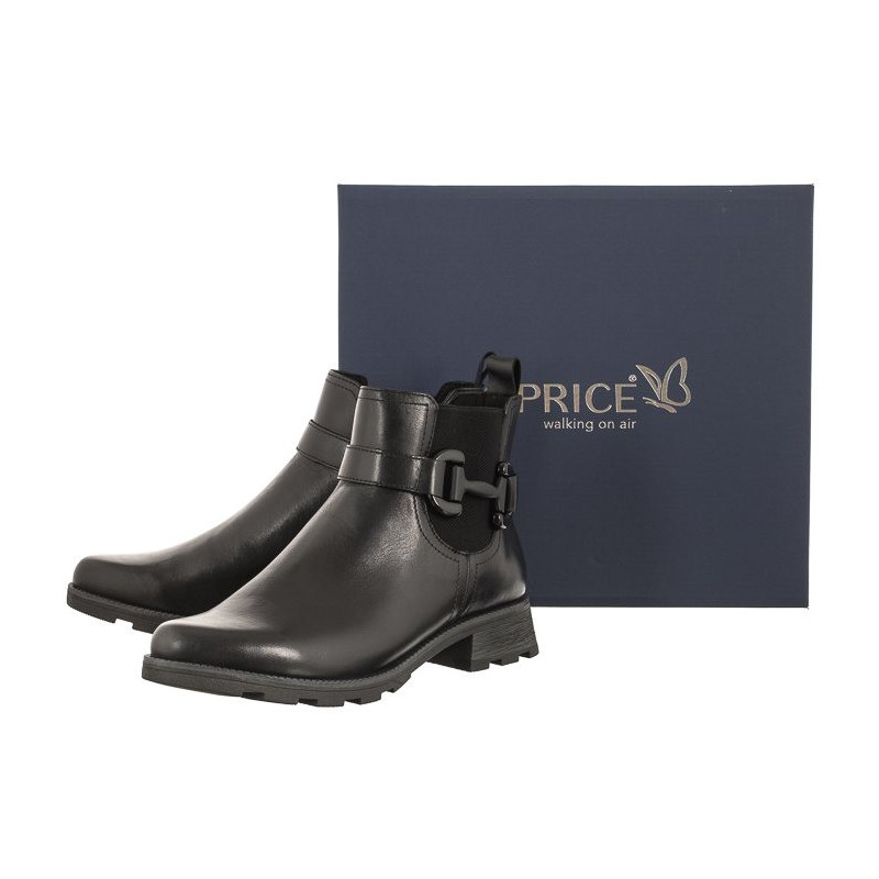 Caprice Czarne 9-25428-41 022 Black Nappa (CP379-a) kurpes