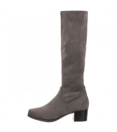 Caprice Szare 9-25506-41 251 Dk Grey Stretch (CP381-c) kurpes