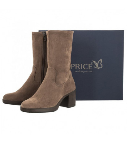 Caprice Brązowe 9-25326-41 355 Taupe Stretch (CP383-a) kurpes