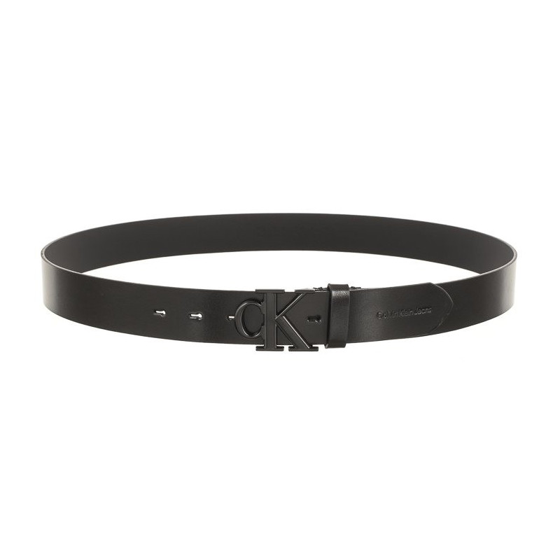 Calvin Klein Round Mono Pl Lthr Sm Belt 35mm Black K50K511154 BDS (CK337-a) diržas