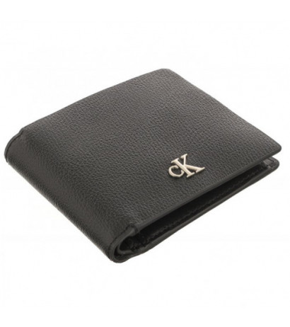 Calvin Klein Mono Hrdw Bifold W/Coin Black K50K511091 BDS (CK339-a) rankinė