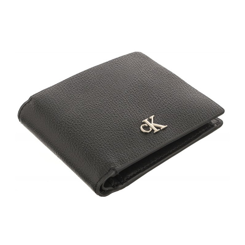 Calvin Klein Mono Hrdw Bifold W/Coin Black K50K511091 BDS (CK339-a) rankinė