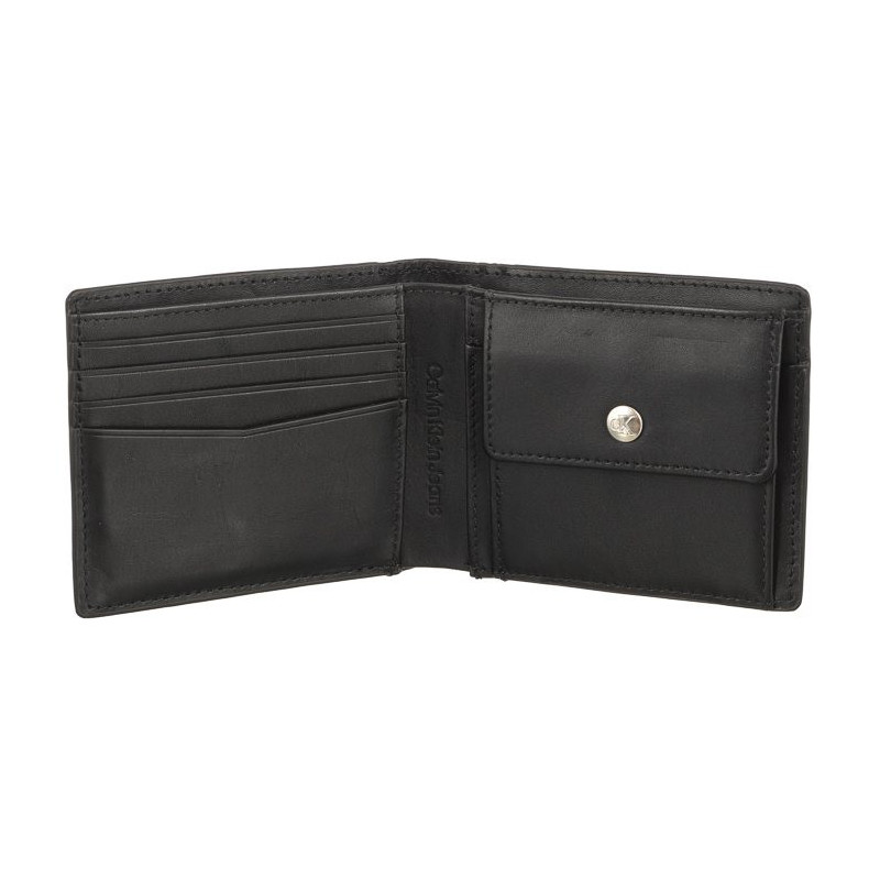 Calvin Klein Mono Hrdw Bifold W/Coin Black K50K511091 BDS (CK339-a) rankinė