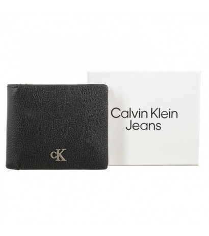 Calvin Klein Mono Hrdw Bifold W/Coin Black K50K511091 BDS (CK339-a) handbag