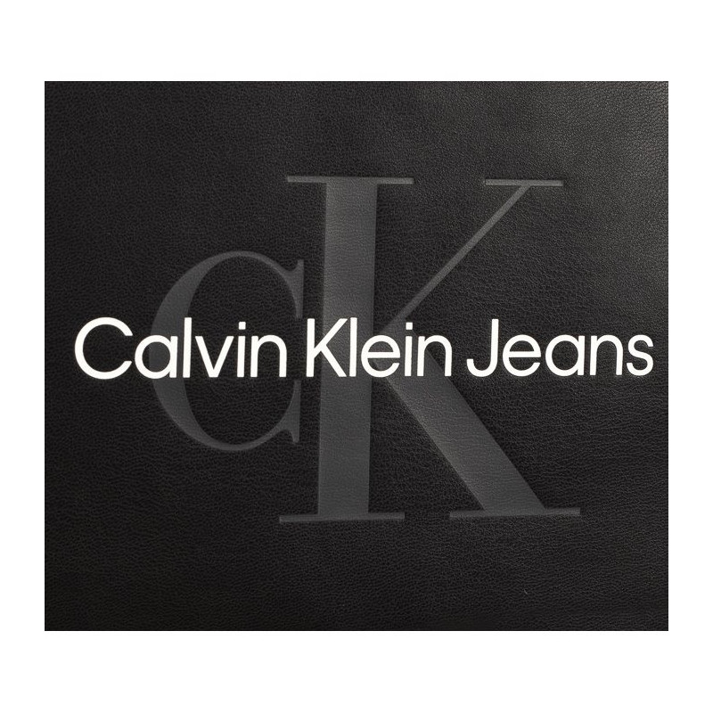 Calvin Klein Monogram Soft Flap BP 43 Black K50K511109 BDS (CK331-a) kuprinė