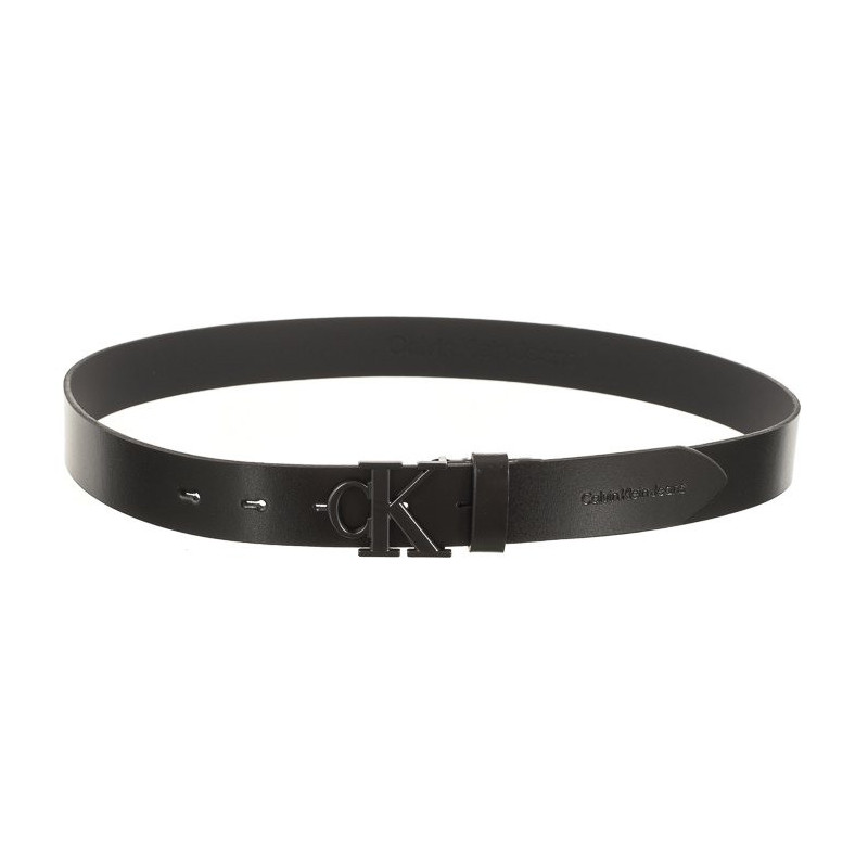 Calvin Klein Round Mono Lthr Belt 30mm Black K60K611247 BDS (CK343-a) belt