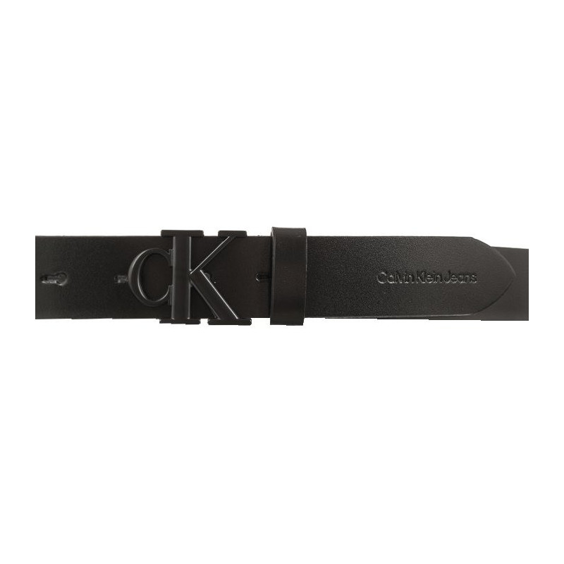 Calvin Klein Round Mono Lthr Belt 30mm Black K60K611247 BDS (CK343-a) belt