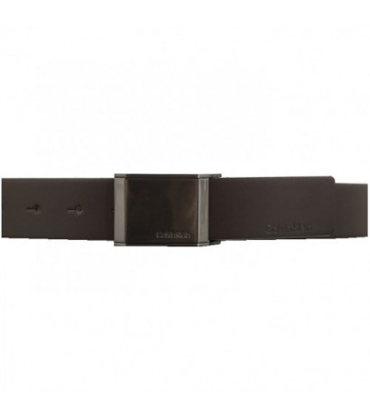 Calvin Klein Adj Beveled Plaque 35mm Dark Brown K50K510950 GE7 (CK345-a) belt