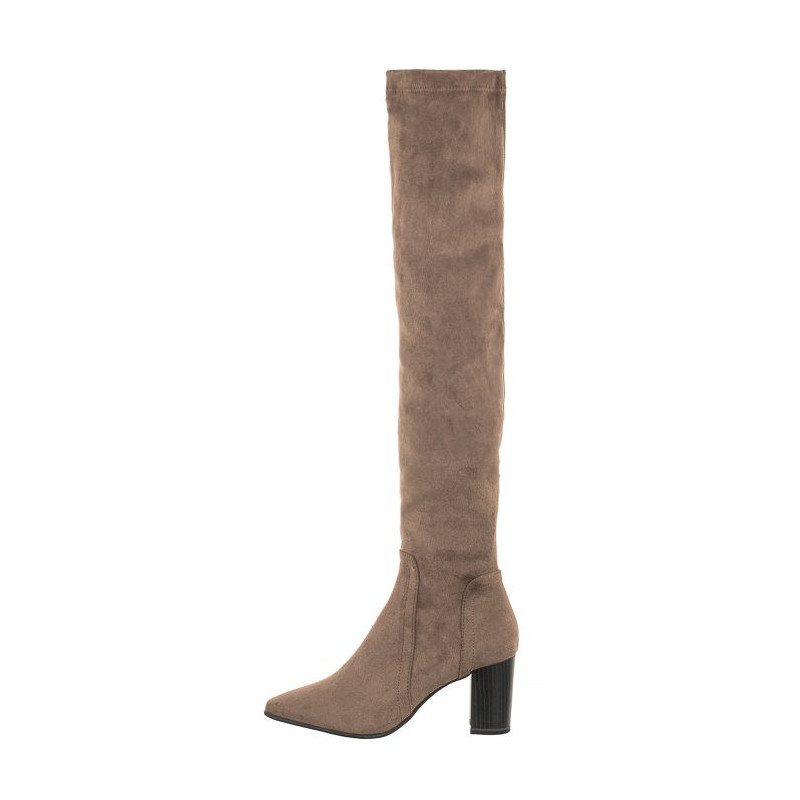 Caprice Beżowe 9-25521-41 355 Taupe Stretch  (CP375-b) kurpes