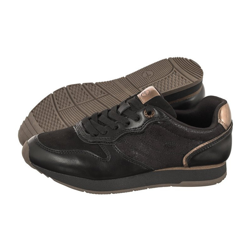 Tamaris Czarne 1-23602-41 096 Black/Copper (TM461-a) sportiniai bateliai