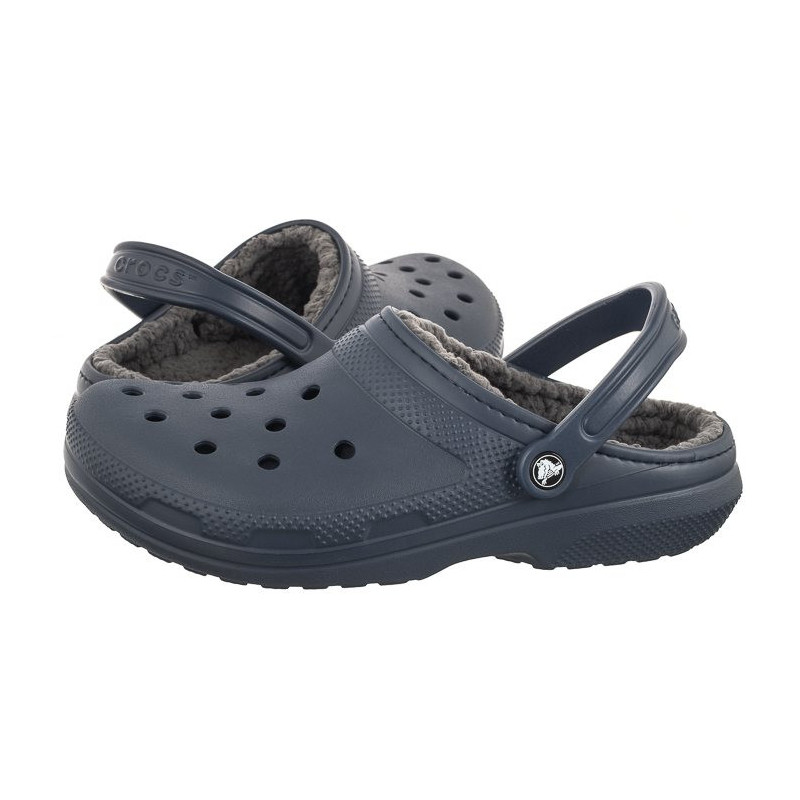 Crocs Classic Lined Clog Navy/Charcoal 203591-459 (CR263-b) čības