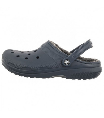 Crocs Classic Lined Clog Navy/Charcoal 203591-459 (CR263-b) čības