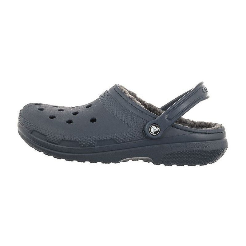 Crocs Classic Lined Clog Navy/Charcoal 203591-459 (CR263-b) čības