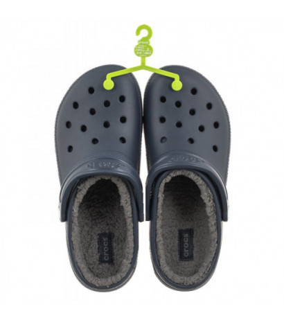 Crocs Classic Lined Clog Navy/Charcoal 203591-459 (CR263-b) čības