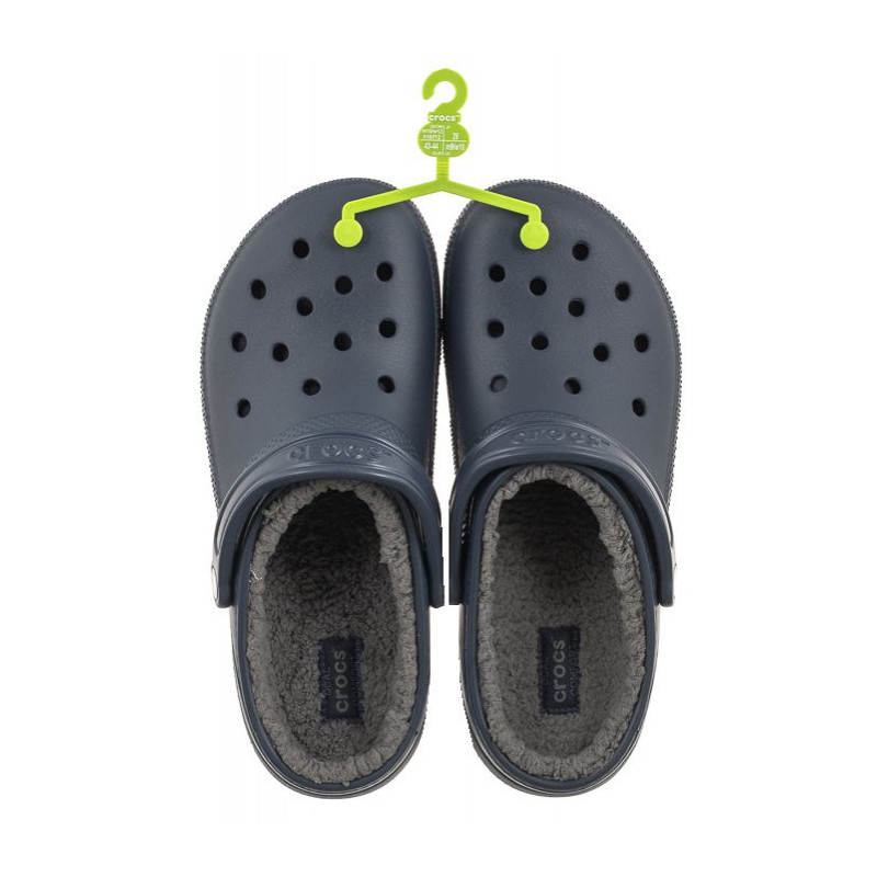 Crocs Classic Lined Clog Navy/Charcoal 203591-459 (CR263-b) čības