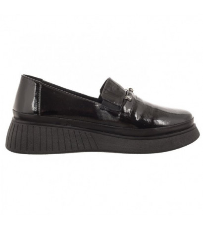 Venezia Czarne Lakierowane P108424 48 Black (VE728-a) shoes