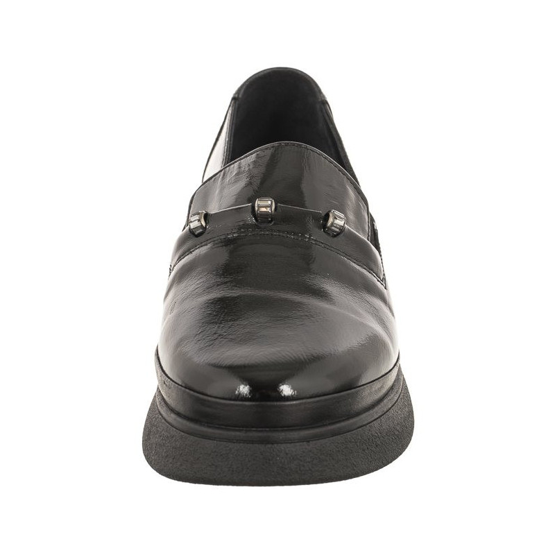 Venezia Czarne Lakierowane P108424 48 Black (VE728-a) shoes