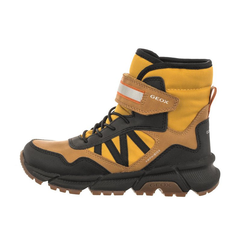 Geox J Flexyper Plus Babx D Dk Yellow/Black J36LCD 0MEFU C2G9B (GE131-a) ankle boots