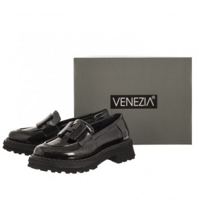 Venezia Czarne Lakierowane 0010556R 85 Black (VE727-a) kingad