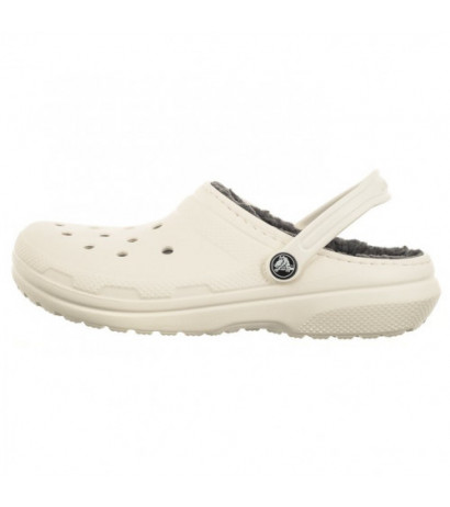 Crocs Classic Lined Clog K White/Grey 207010-10M (CR265-c) čības