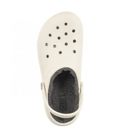 Crocs Classic Lined Clog K White/Grey 207010-10M (CR265-c) čības