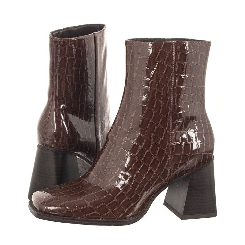 Tamaris Brązowe Lakierowane 1-25328-41 397 Brown Croco (TM467-a) batai