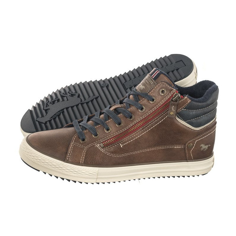 Mustang Brązowe 4129-502-3 (MU522-a) Sneakers