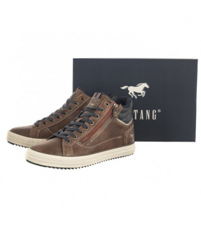 Mustang Brązowe 4129-502-3 (MU522-a) Sneakers