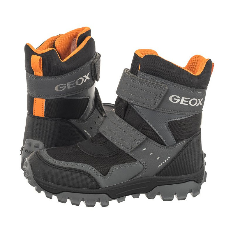 Geox J Himalaya B.B Abx C Black/Orange J36FRC 0FUCE C0038 (GE133-a) puszābaki