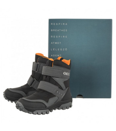 Geox J Himalaya B.B Abx C Black/Orange J36FRC 0FUCE C0038 (GE133-a) boots