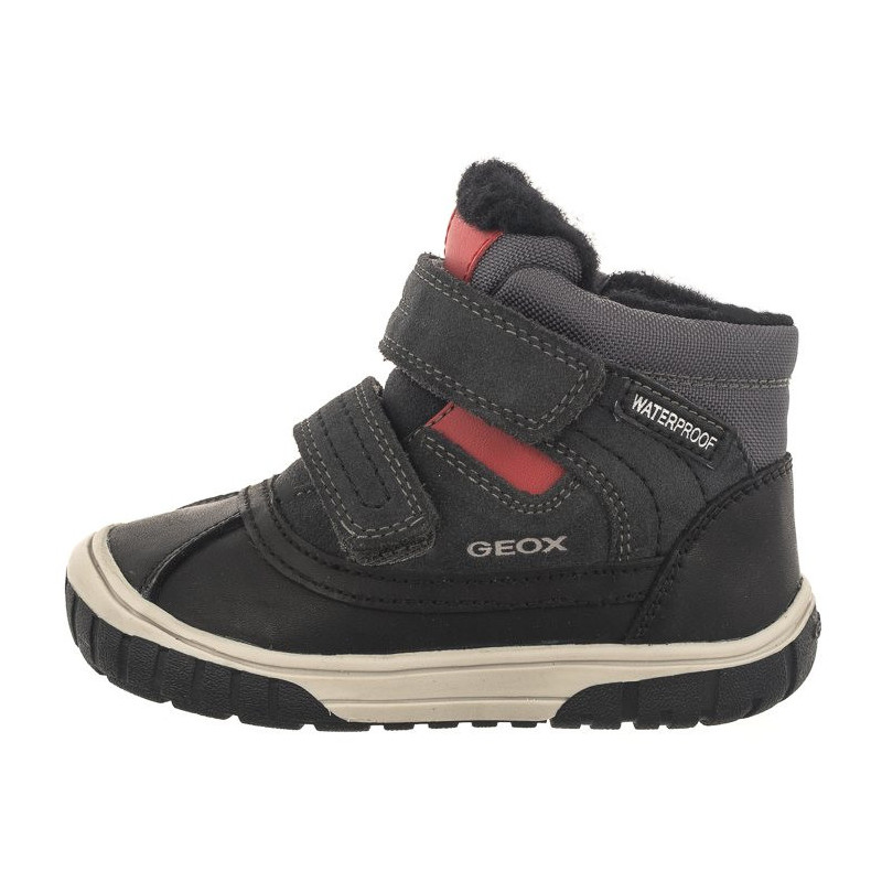 Geox B Omar B.Wpf B Dk Grey/Red B162DB 022FU C0047 (GE49-b) boots