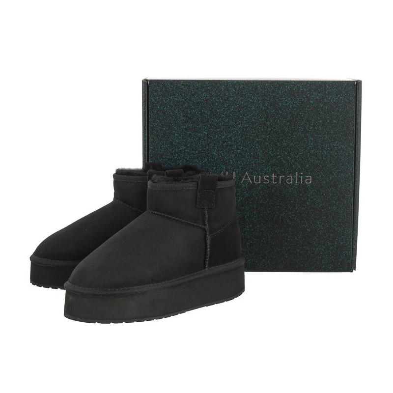 EMU Australia Foy Flatform Micro Black W13073 (EM470-b) batai