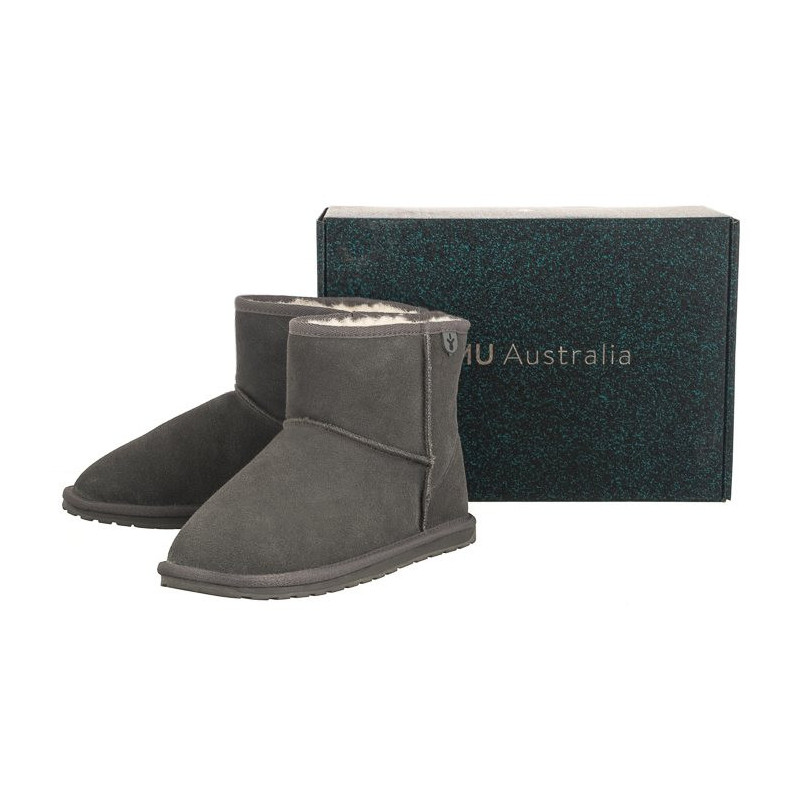 EMU Australia Wallaby Mini Teens WR Charcoal T10103 (EM473-c) batai