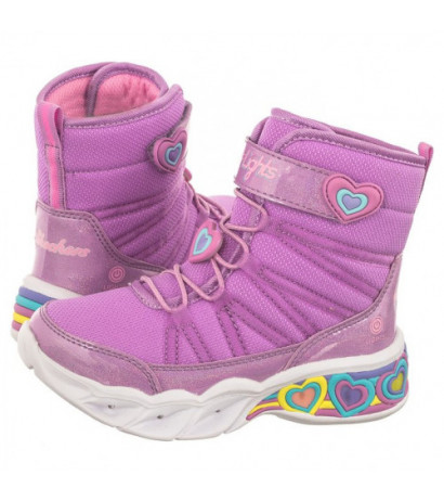 Skechers S Lights Lavender/Turquoise 302661L/LVTQ (SK132-b) boots