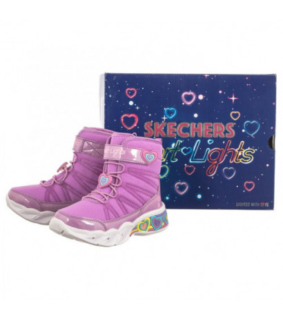 Skechers S Lights Lavender/Turquoise 302661L/LVTQ (SK132-b) boots