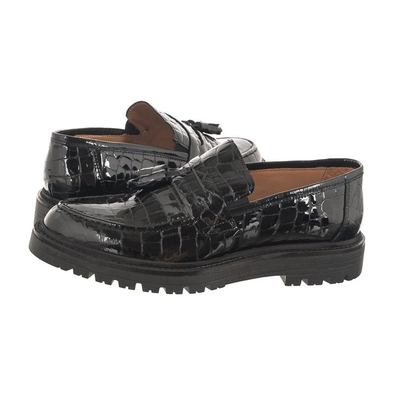 Venezia Czarne Lakierowane 24027 501 Black (VE729-a) shoes