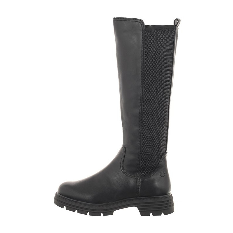 Tamaris Czarne 1-25604-41 001 Black  (TM469-a) boots