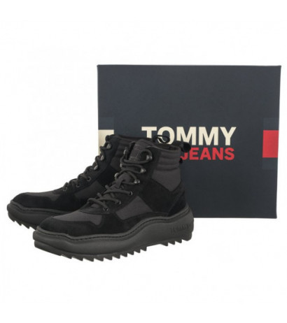 Tommy Hilfiger Tjm Mix Material Boot Black EM0EM01245 BDS  (TH864-a) saapad