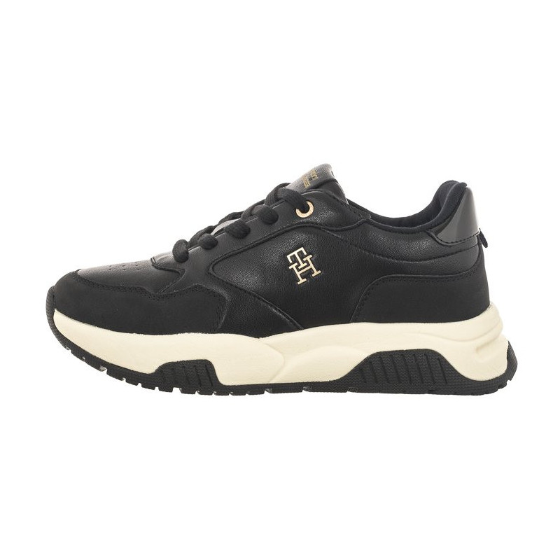 Tommy Hilfiger Low Cut Lace-Up Sneaker T3A9-33003-1269 999 Black  (TH867-a) sportiniai bateliai