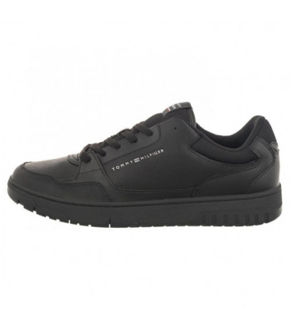 Tommy Hilfiger TH Basket Core Leather Black FM0FM04727 BDS (TH865-a) sports shoes