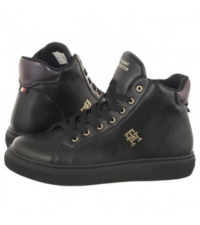 Tommy Hilfiger Monogram High Top Lace-Up Sneaker T3A9-32968-1355 999 Black (TH868-a) spordijalatsid