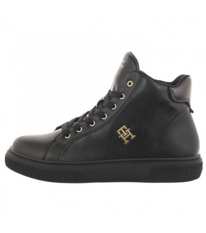 Tommy Hilfiger Monogram High Top Lace-Up Sneaker T3A9-32968-1355 999 Black (TH868-a) sporta apavi