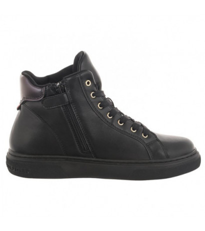 Tommy Hilfiger Monogram High Top Lace-Up Sneaker T3A9-32968-1355 999 Black (TH868-a) sporta apavi