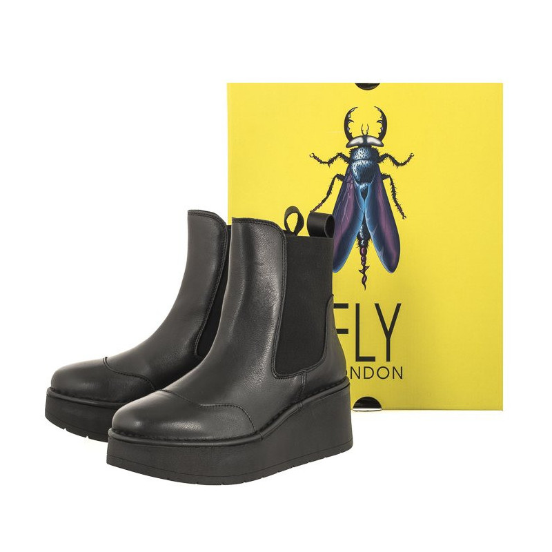 FLY London Hary Arkansas Black P701256000 (FL391-a) Boots