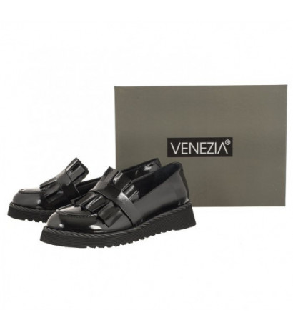 Venezia Czarne 1700219 R89 Black (VE732-a) kurpes