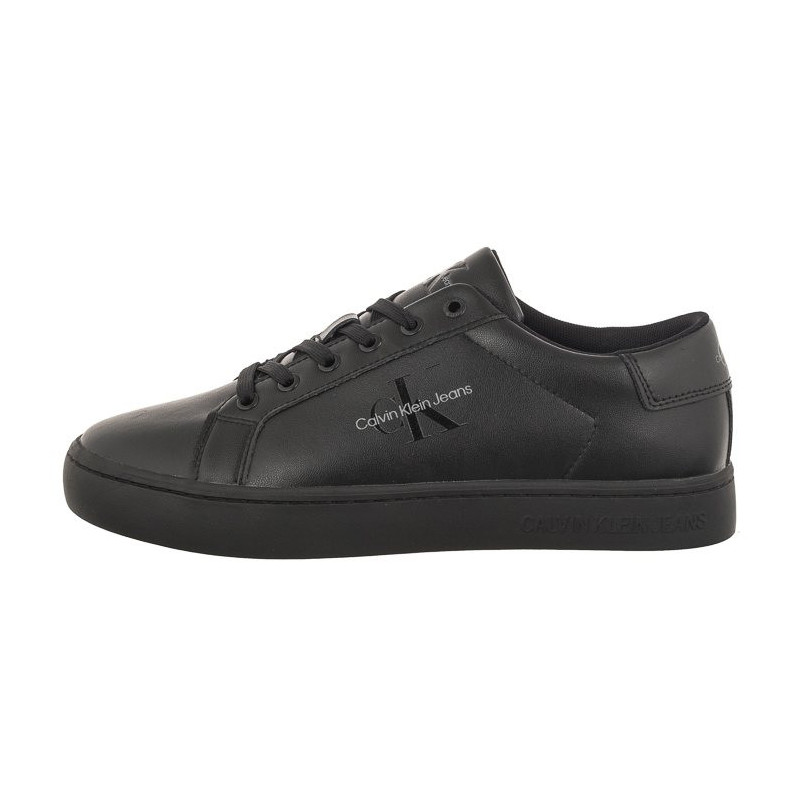 Calvin Klein Classic Cupsole Laceup Low Lth Triple Black YM0YM00491 0GT (CK363-a) spordijalatsid